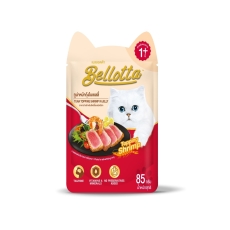 Bellotta Adult Pouch Tuna Topping Shrimp in Jelly 85gm