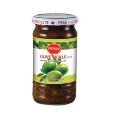 PRAN Pickle Olive 400 g Glass Jar