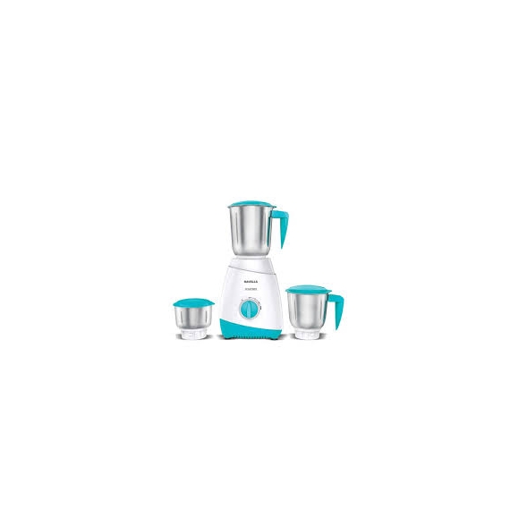 Havells ASPRO 600W Mixer Grinder 3 SS Jars Blue, 2 image