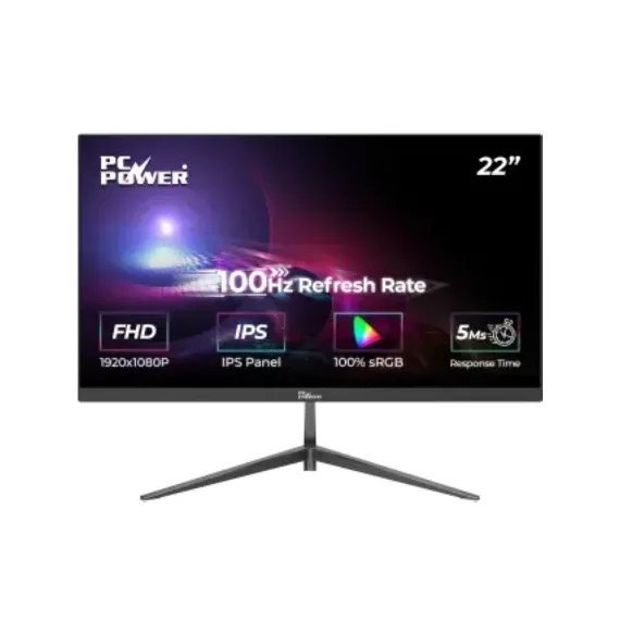 PC POWER MONITOR PCGM-KING22 21.45 INCH IPS FHD 100Hz  BLACK