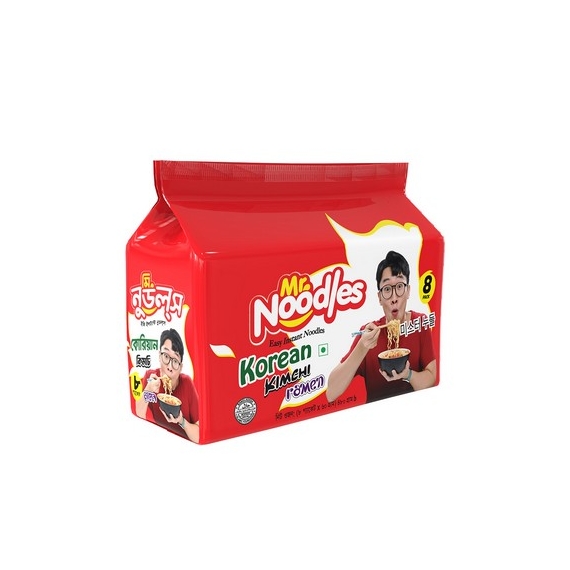 Mr. Noodles-8 Pcs Korean Kimchi Ramen